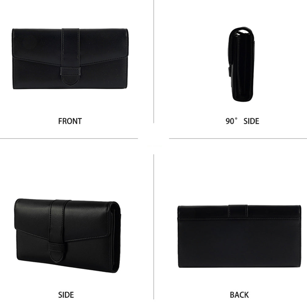 FFY FY207-38 Stilfuld kvinder PU læder trefoldet pung Multi Card Slots Clutch taske pung FFY FY207-38 Stilfuld kvinder PU læder trefoldet pung Multi Card Slots Clutch taske pung